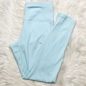 LingSwallow High Rise Athletic Leggings Light Blue Size Small